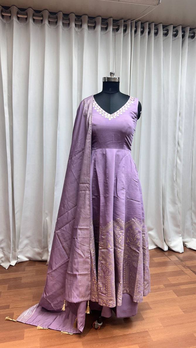 Blooming Ethnic By Shubhkala Roman Silk Kurti With Bottom Dupatta Orders In India